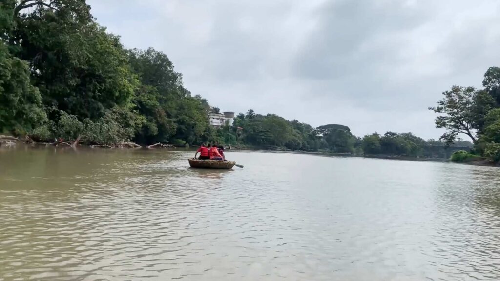 Coracle Riding in Dandeli backwater