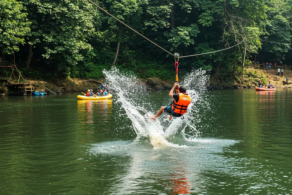 Dandeli River zipline
