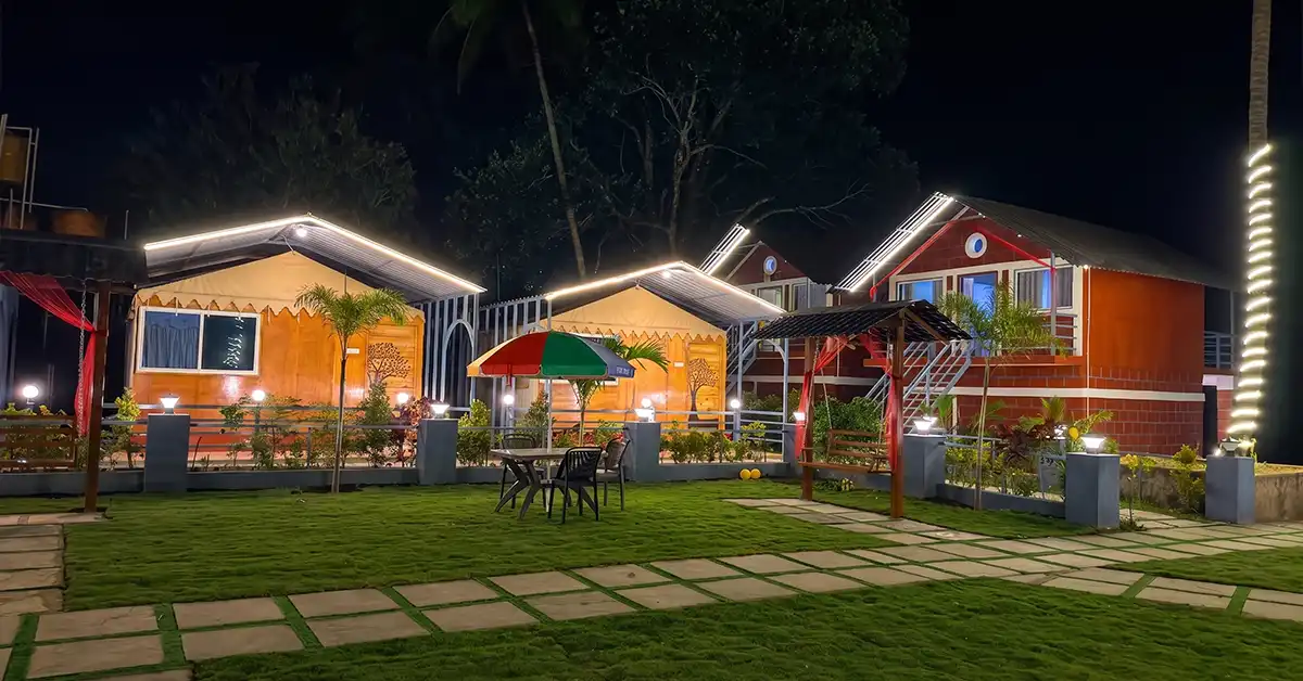 Tarang resort at night